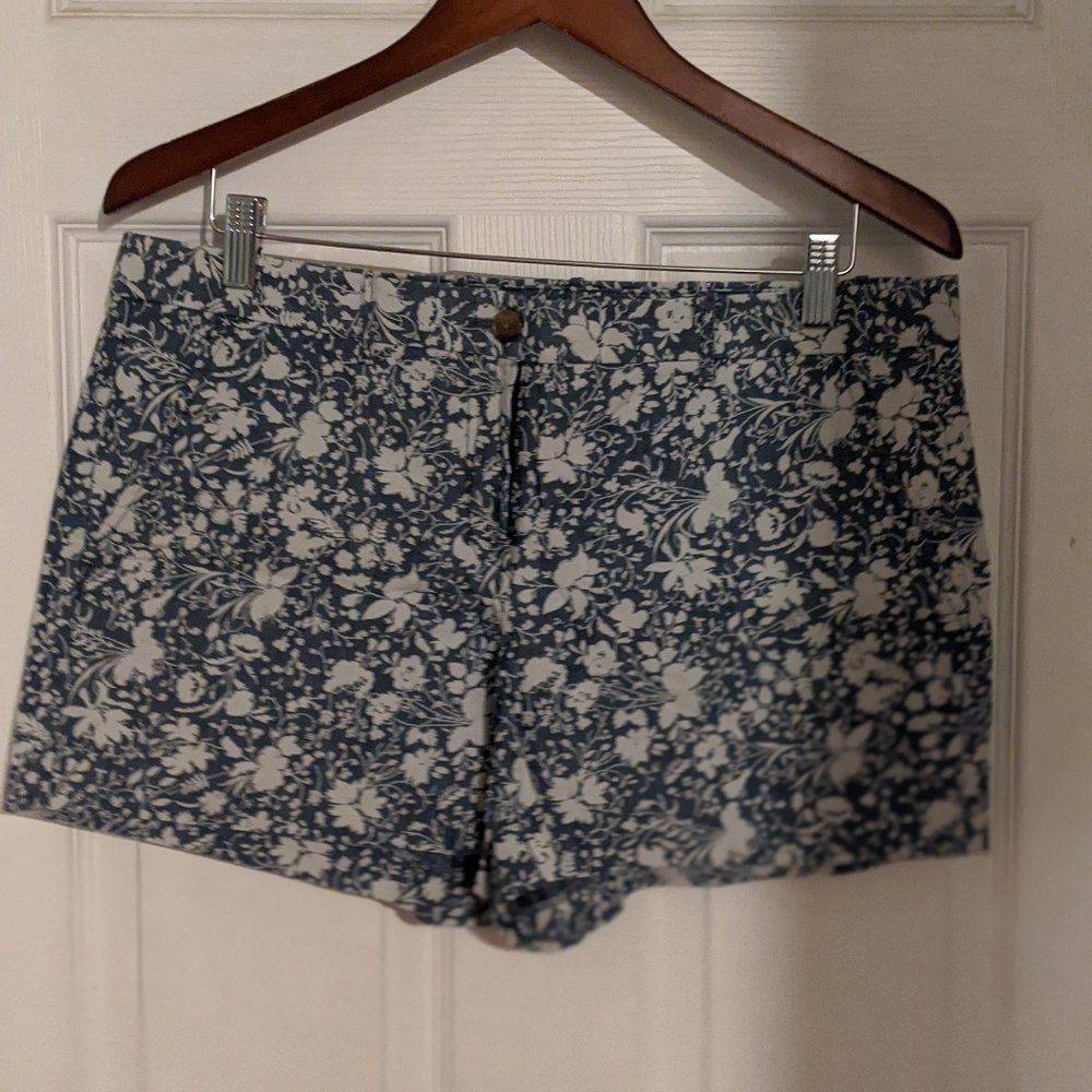 Gap Chambray Floral Shorts